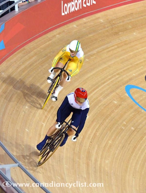 Anna Meares vs Victoria Pendleton in gold medal round