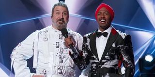 Joey Fatone Nick Cannon The Masked Singer Fox