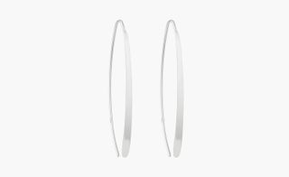 Sterling Silver Linea Simple Earrings