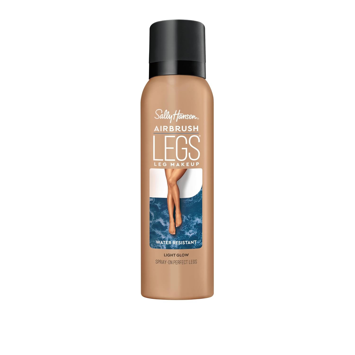 Sally Hansen Airbrush Legs&amp;reg;, Leg Spray-On Makeup, Light Glow, Easy Application, Flawless Looking Legs, Water Resistant, Transfer Proof