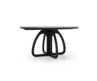 Verellen Barcelona round table in black ash