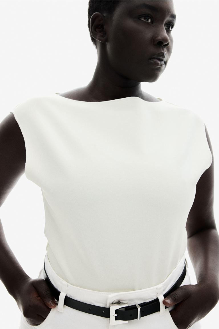 Boat-Neck Top