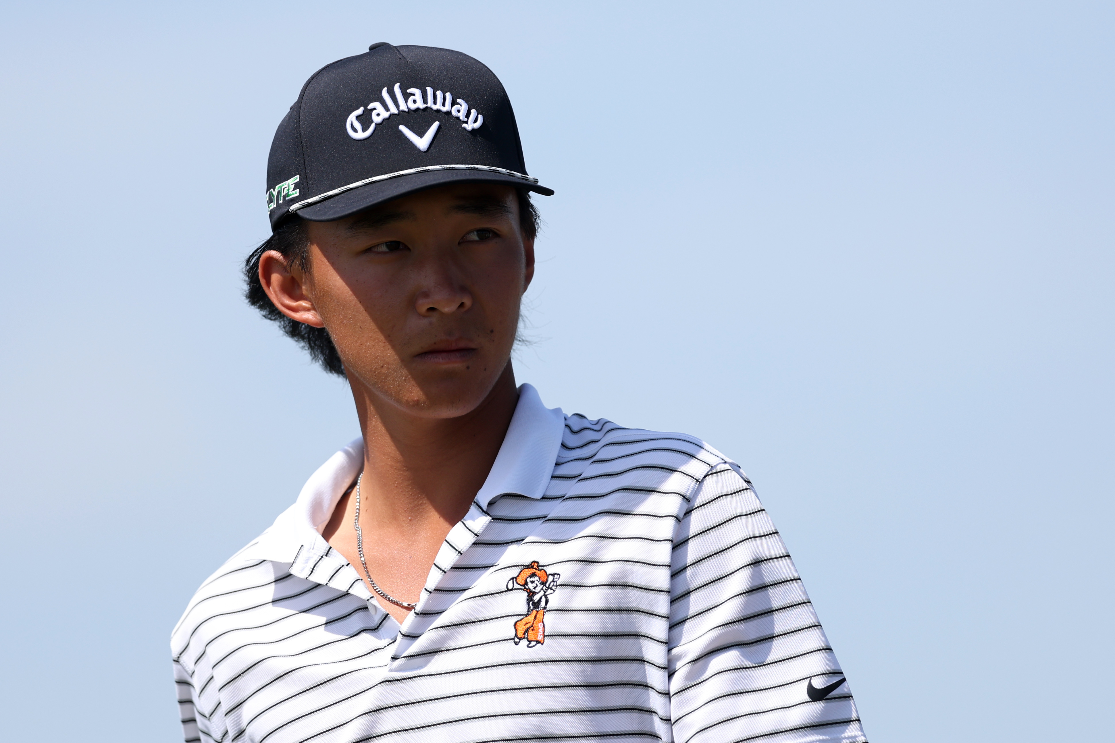 Ethan Fang stares on into the distance