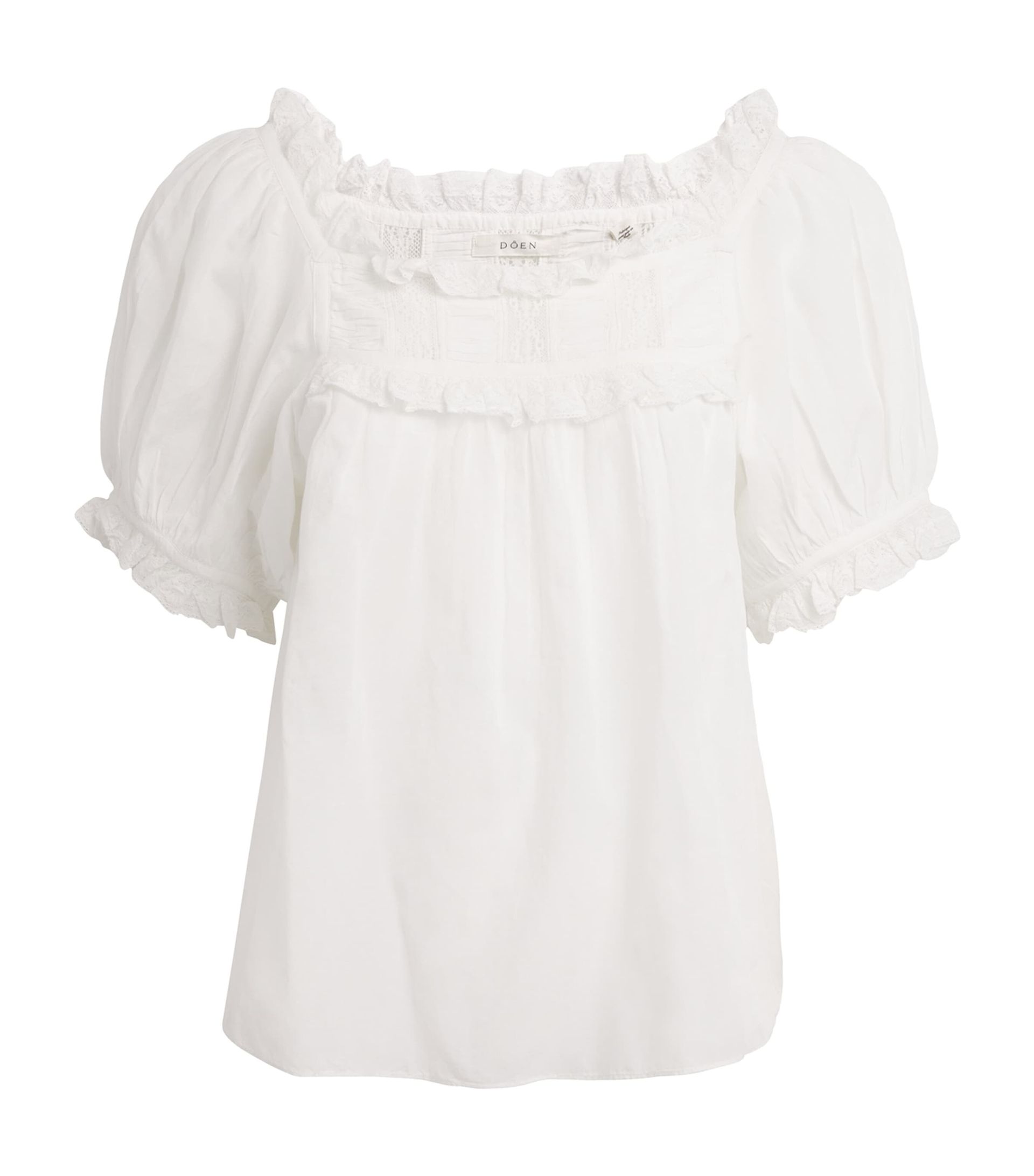 Organic Cotton-Blend Frances Blouse