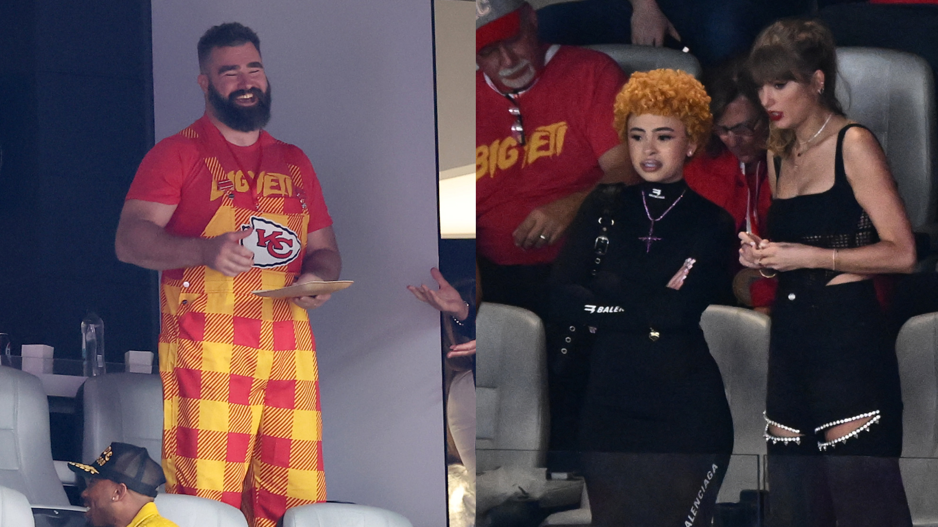 Taylor Swift Introduced Jason Kelce and Ice Spice at the Super Bowl ...