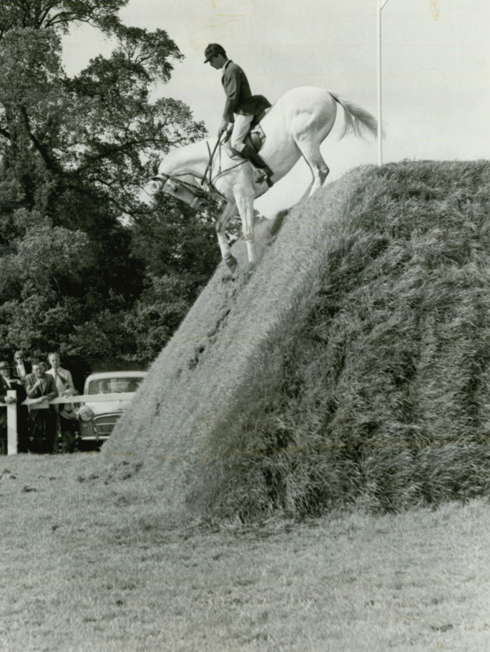 1963: Nelson Pessoa had his first win in the 3rd running of the Hickstead Derby riding Gran Geste