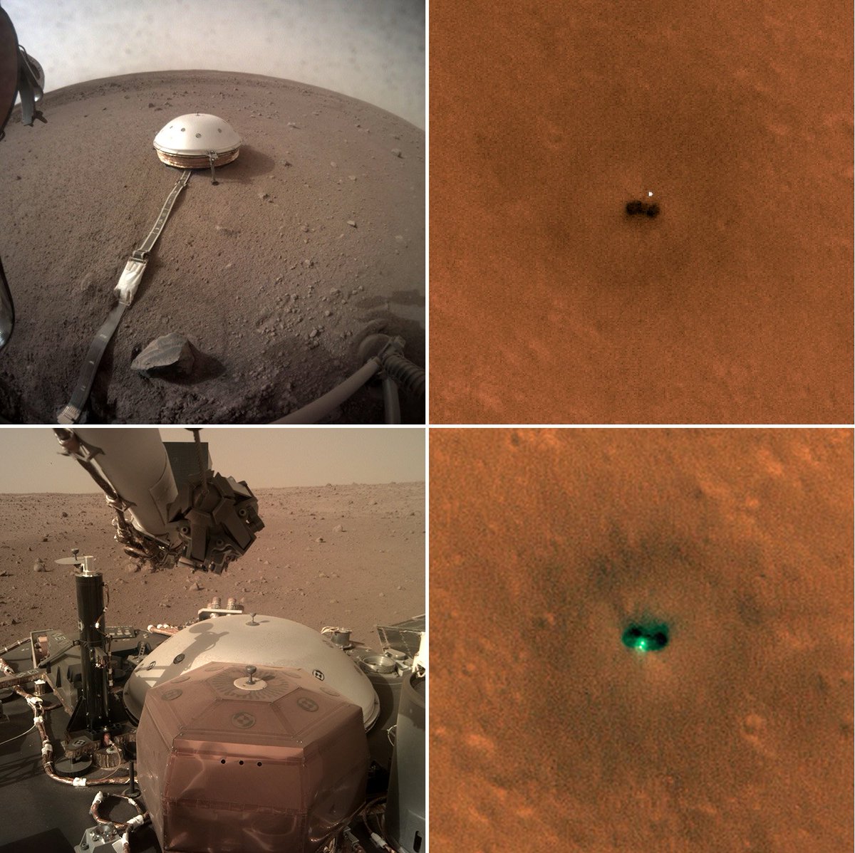NASA Spies InSight Mars Lander from Space as It Hunts Marsquakes (Photos) | Space