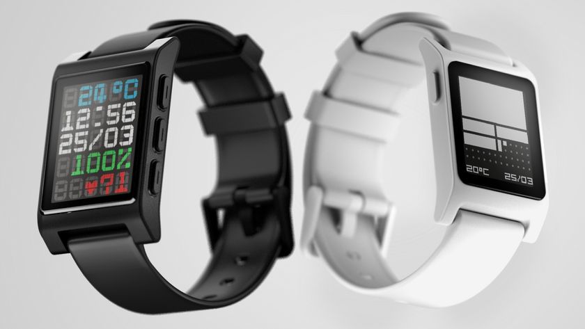 A rendering depicting Core Devices&#039; new PebbleOS smartwatches: the Core 2 Duo and the Time 2.