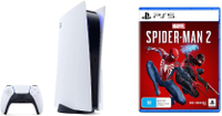 PS5 console with Marvel's Spider-Man 2 |