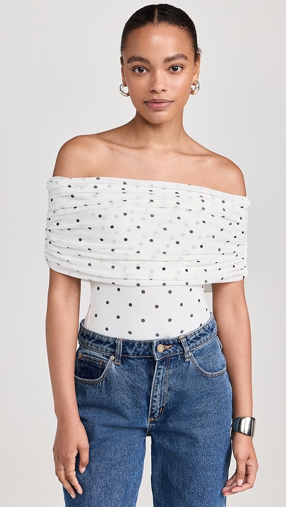 Afrm Divya Thong Bodysuit