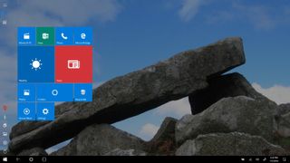 New Start screen (Windows 10 version 1607)