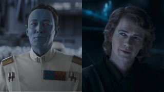 Ahsoka images of Thrawn and Anakin Skywalker