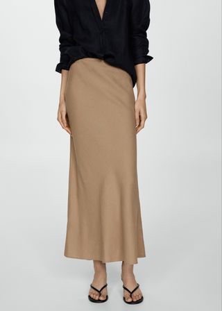 Long Linen Skirt