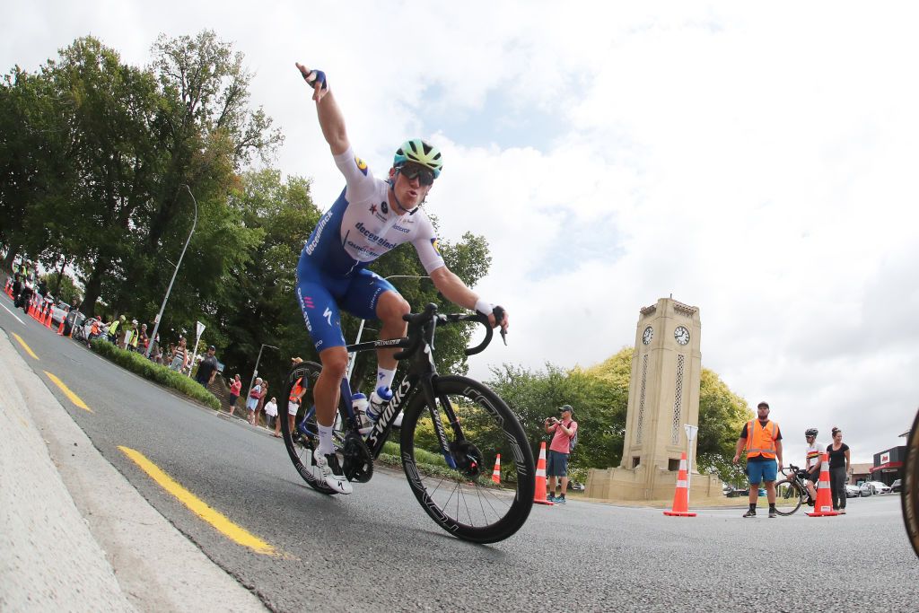 CAMBRIDGE NEW ZEALAND FEBRUARY 16 Shane Archbold races the Mens Road Race during the New Zealand National Road Cycling Championships on February 16 2020 in Cambridge New Zealand Photo by Michael BradleyGetty Images