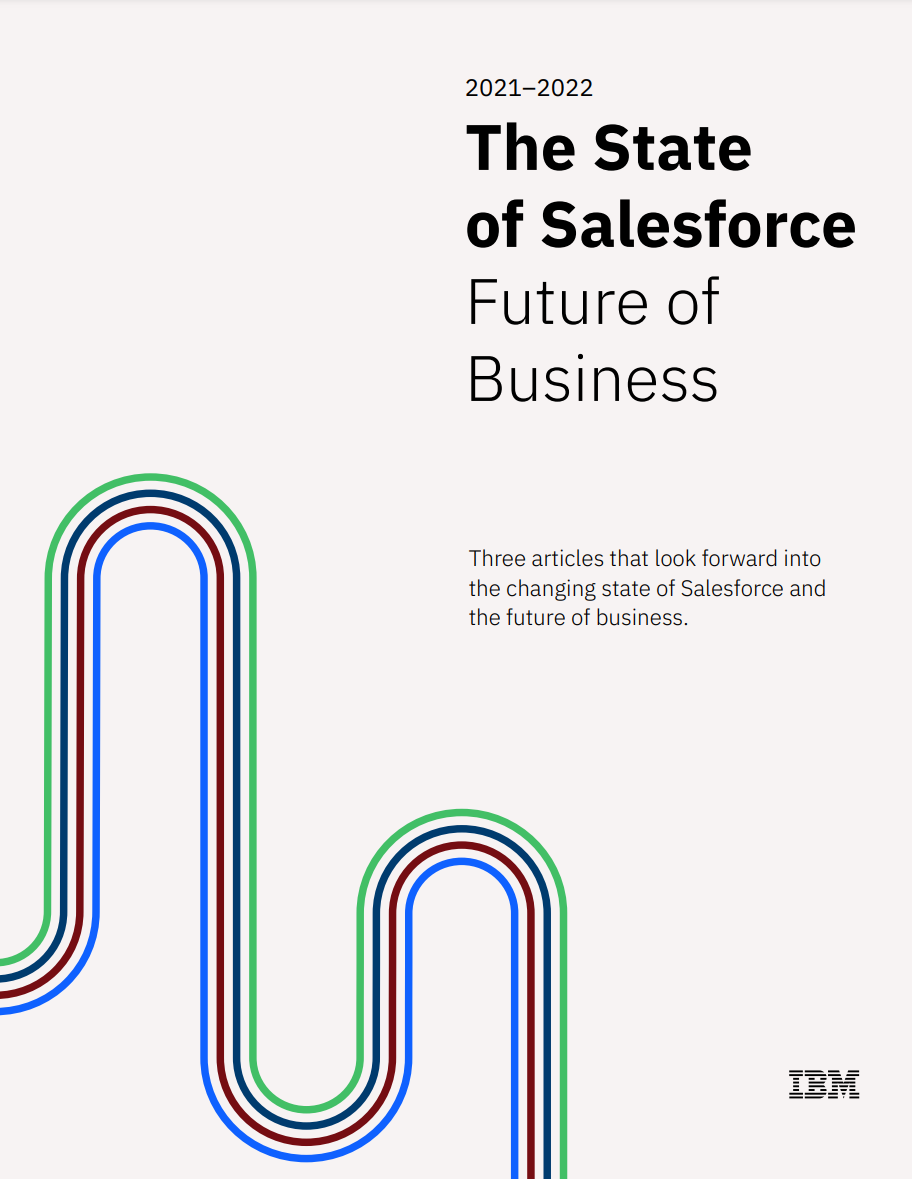 Whitepaper cover with title and graphic of a four coloured wiggly line bottom left