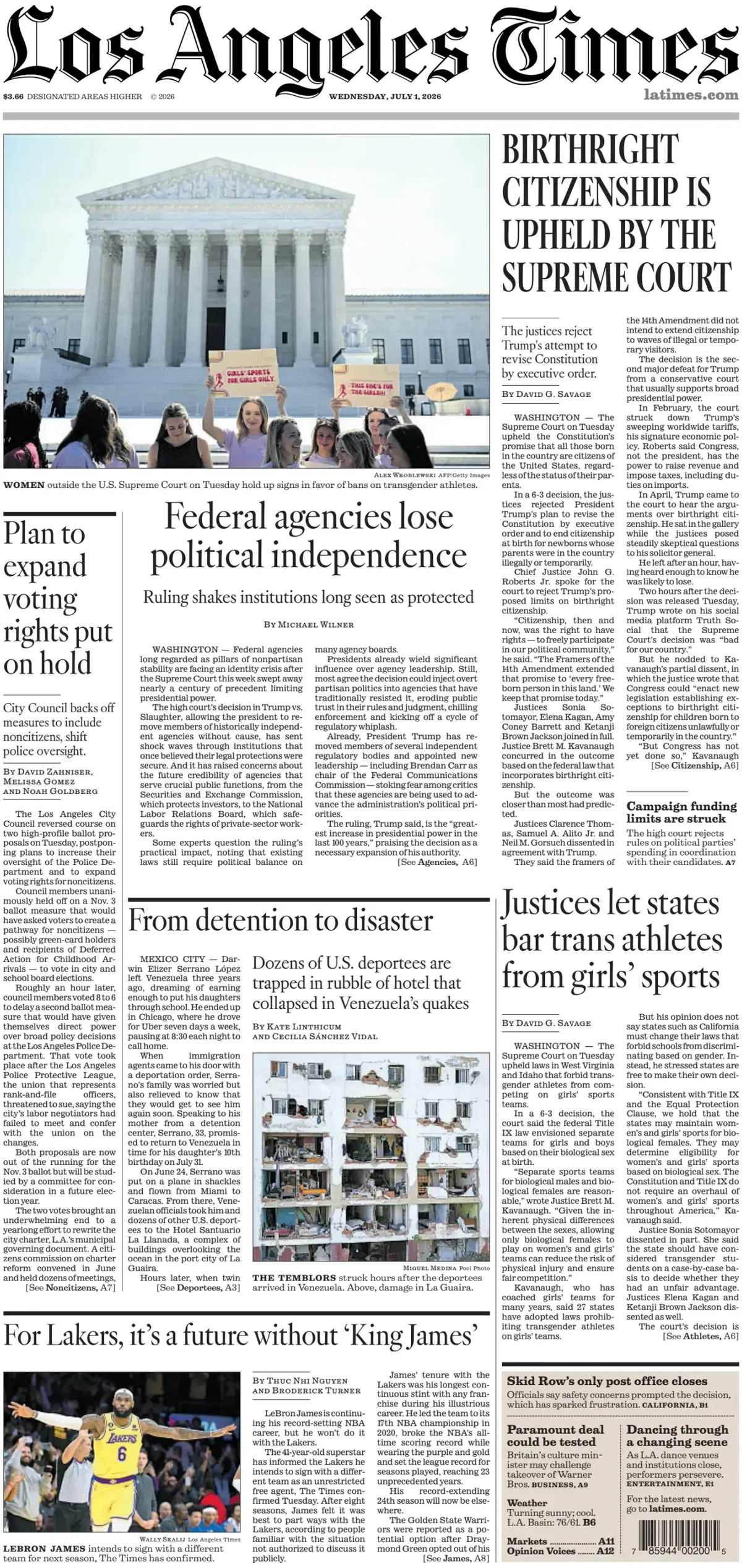 Los Angeles Times