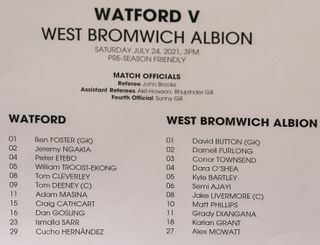 Deeney was inadvertently named 'Tom' on Watford's team sheet