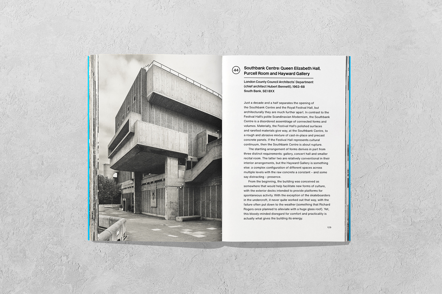 Spreads from Brutalist London, Owen Hopkins and Nigel Green, Blue Crow Media