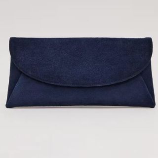 Phase Eight Suede Clutch Bag