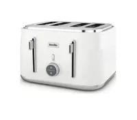 Breville Obliq VTT974 4-Slice Toaster White & Silver - Was £79.99, now £34.99 (Save £45) at Currys Breville Obliq VTT974 4-Slice Toaster White & Silver - Was £79.99, now £34.99 (Save £45) at Currys