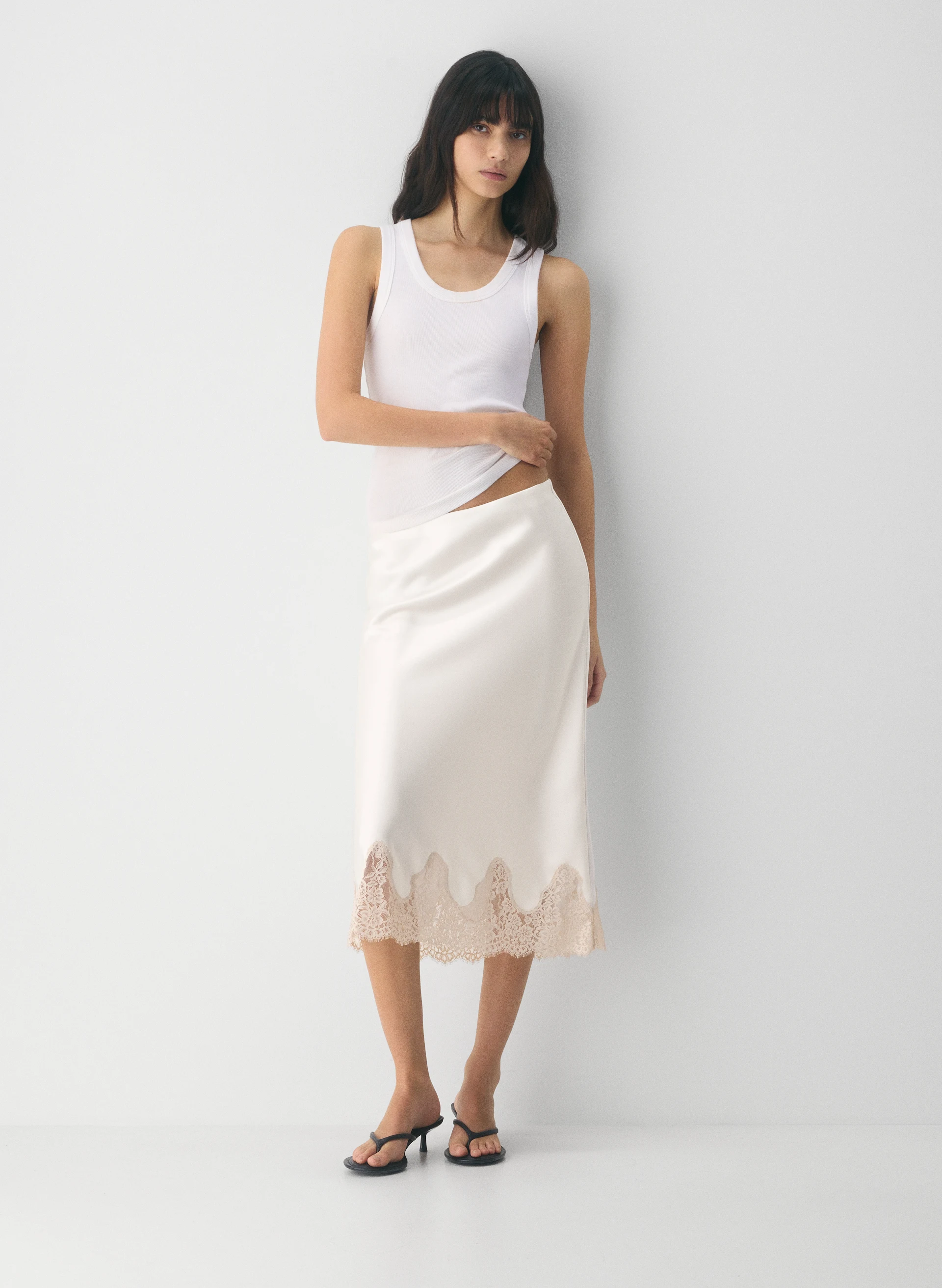 Henrietta Satin Skirt
