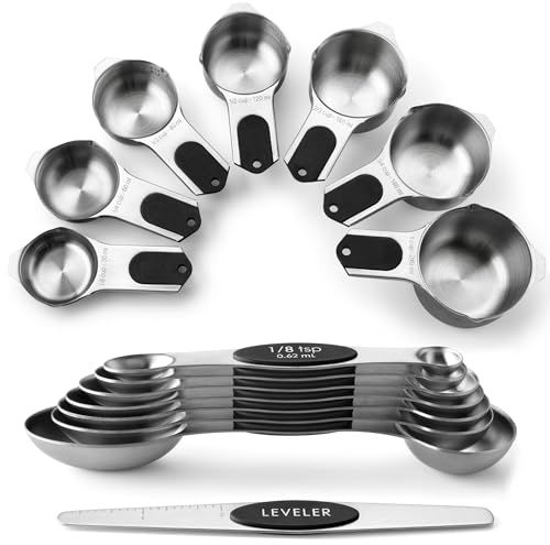 Magnetic Measuring Cups & Spoons Set