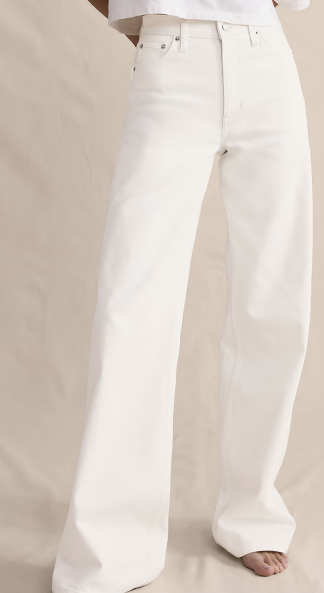 Banana Republic, The Icon Classic Wide-Leg Jean