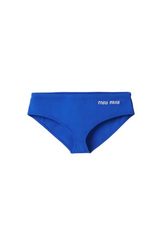 Logo-Embroidered Bikini Bottoms