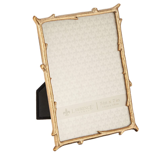 gold branch detail picture frame