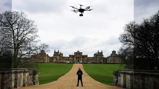 Drone on set of Napoleon