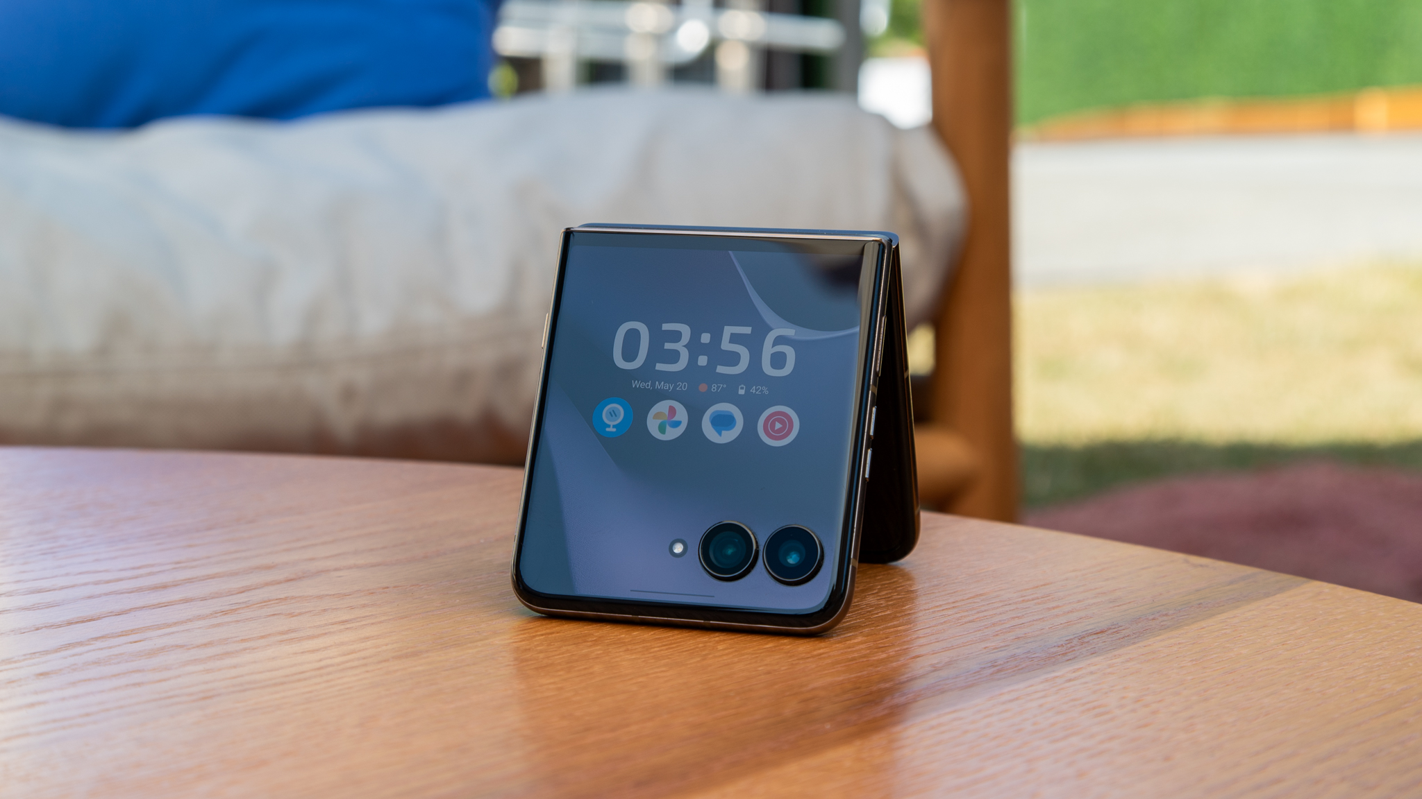 The Razr Ultra 2026 on a table