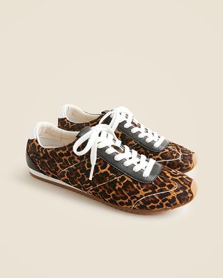 Rec Sneakers in Leopard-Print Calf Hair