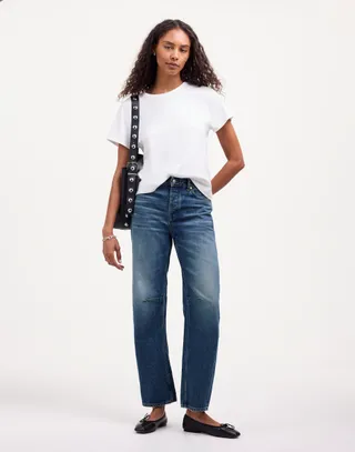 The Darted Barrel-Leg Jean in Irmo Wash