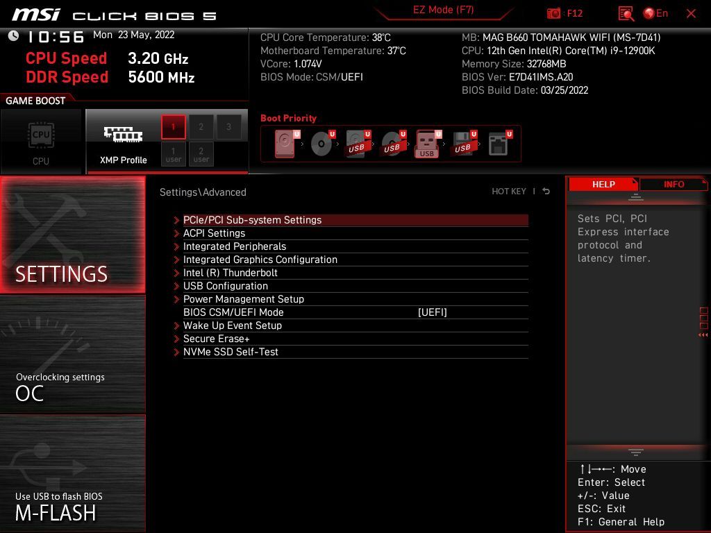 MSI MAG B660 Tomahawk WIFI