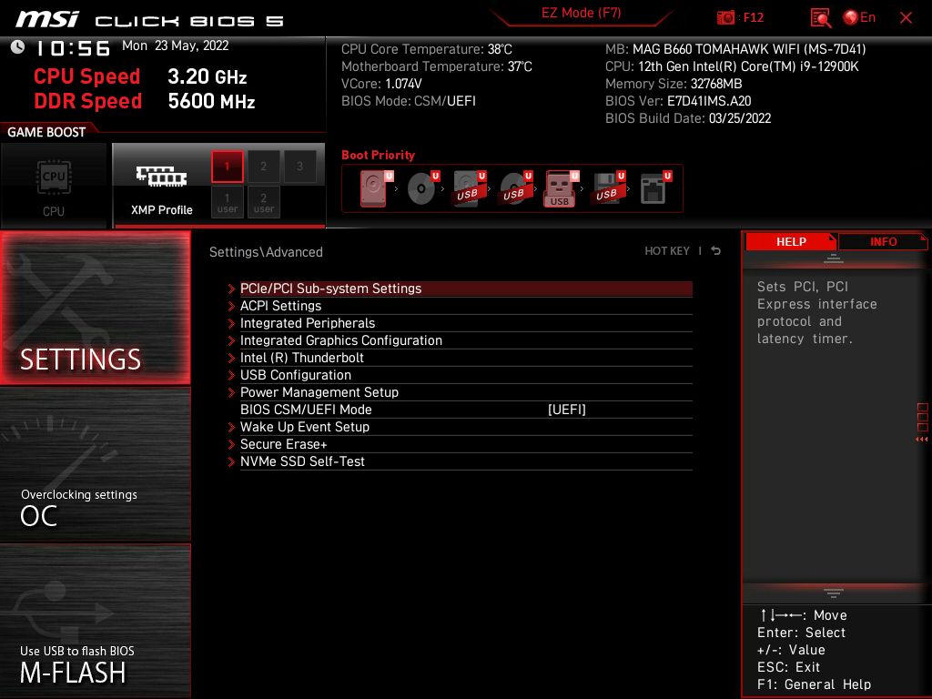 MSI MAG B660 Tomahawk WIFI