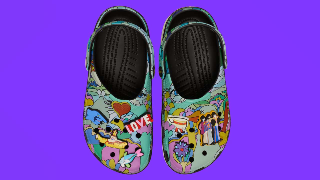 The Beatles' Crocs collection is out this month