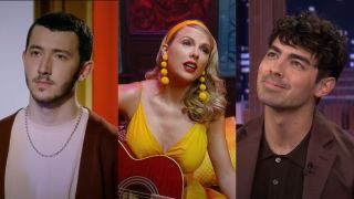 Frankie Jonas on Claim to Fame, Taylor Swift in the Lover music video, and Joe Jonas on the Tonight Show.