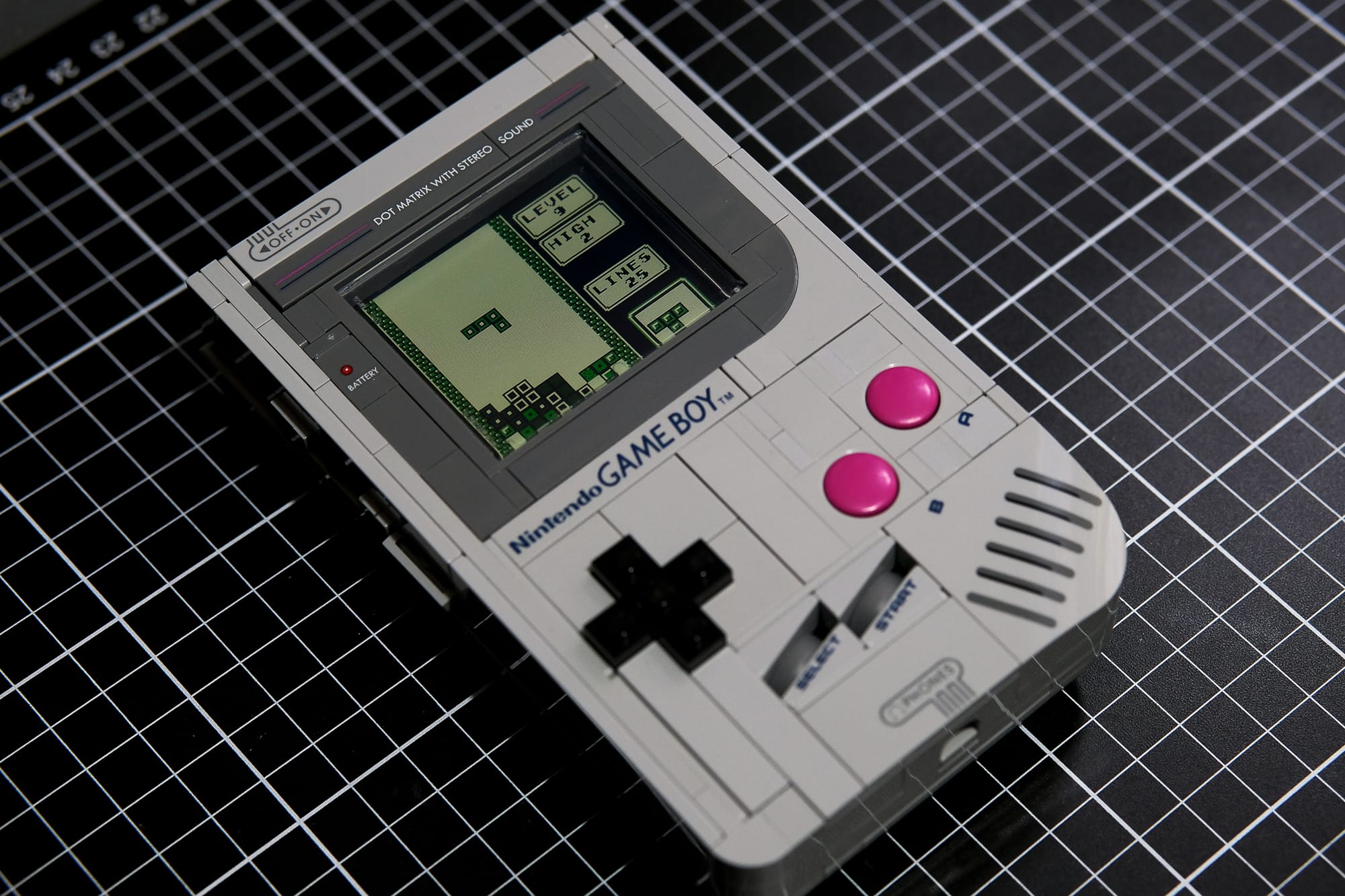 Lego Game Boy modded to be functioning