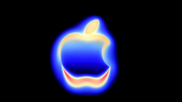 glowing apple icon
