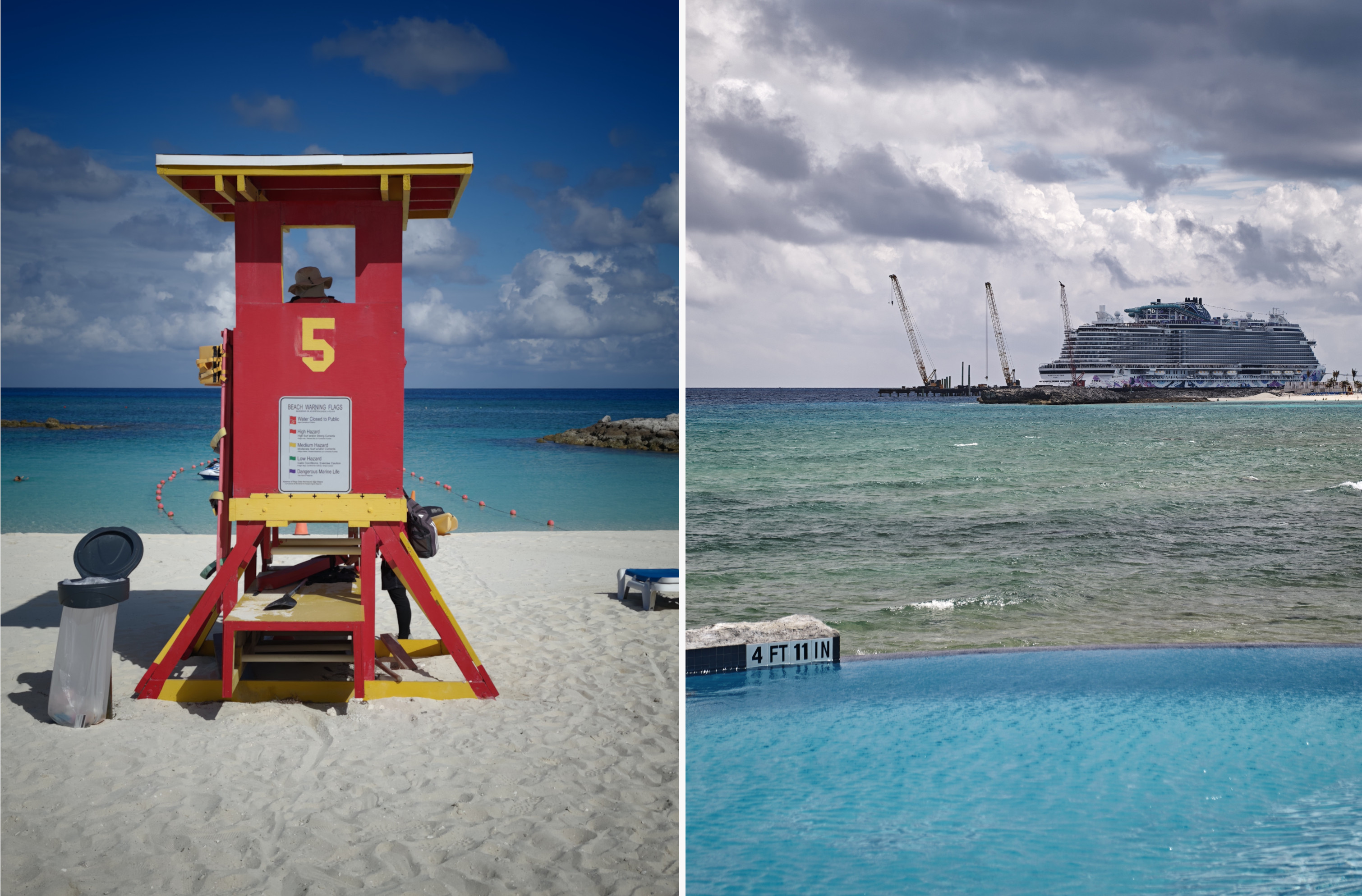 Beach life: Great Stirrup Cay is NCL's own private island