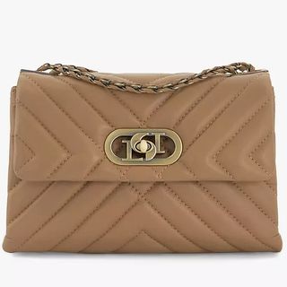 Dune Regent Leather Quilted Bag