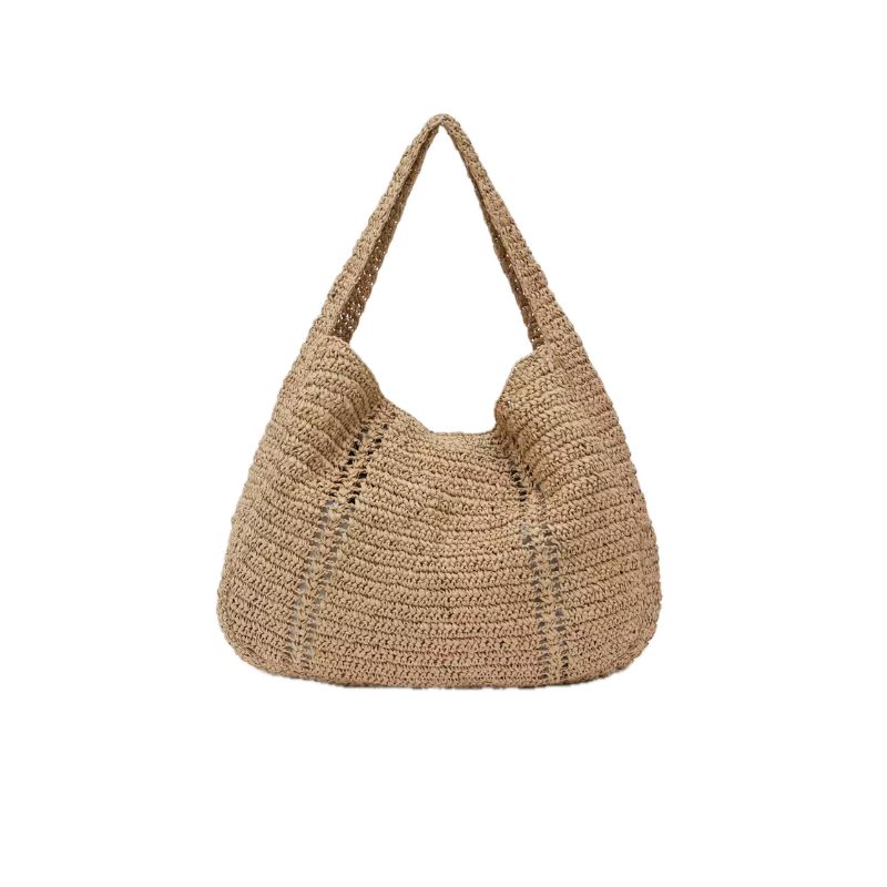 Hush , Raffia Oversized Tote Bag