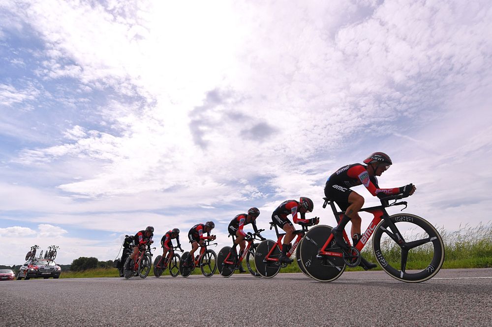 BMC at Criterium du Dauphine stage 3 team time trial