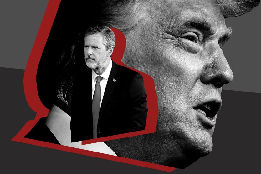 President Trump and Jerry Falwell Jr.