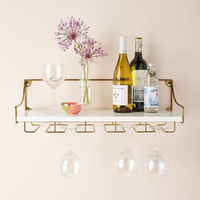Mayfair Wall Mounted Wine Shelf: View at Anthropologie
