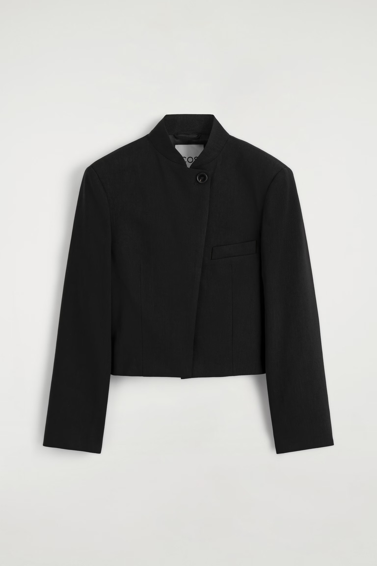 COS, Cropped Structured Linen Blazer