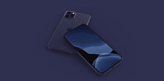 iPhone 12 Pro Navy Blue mockup