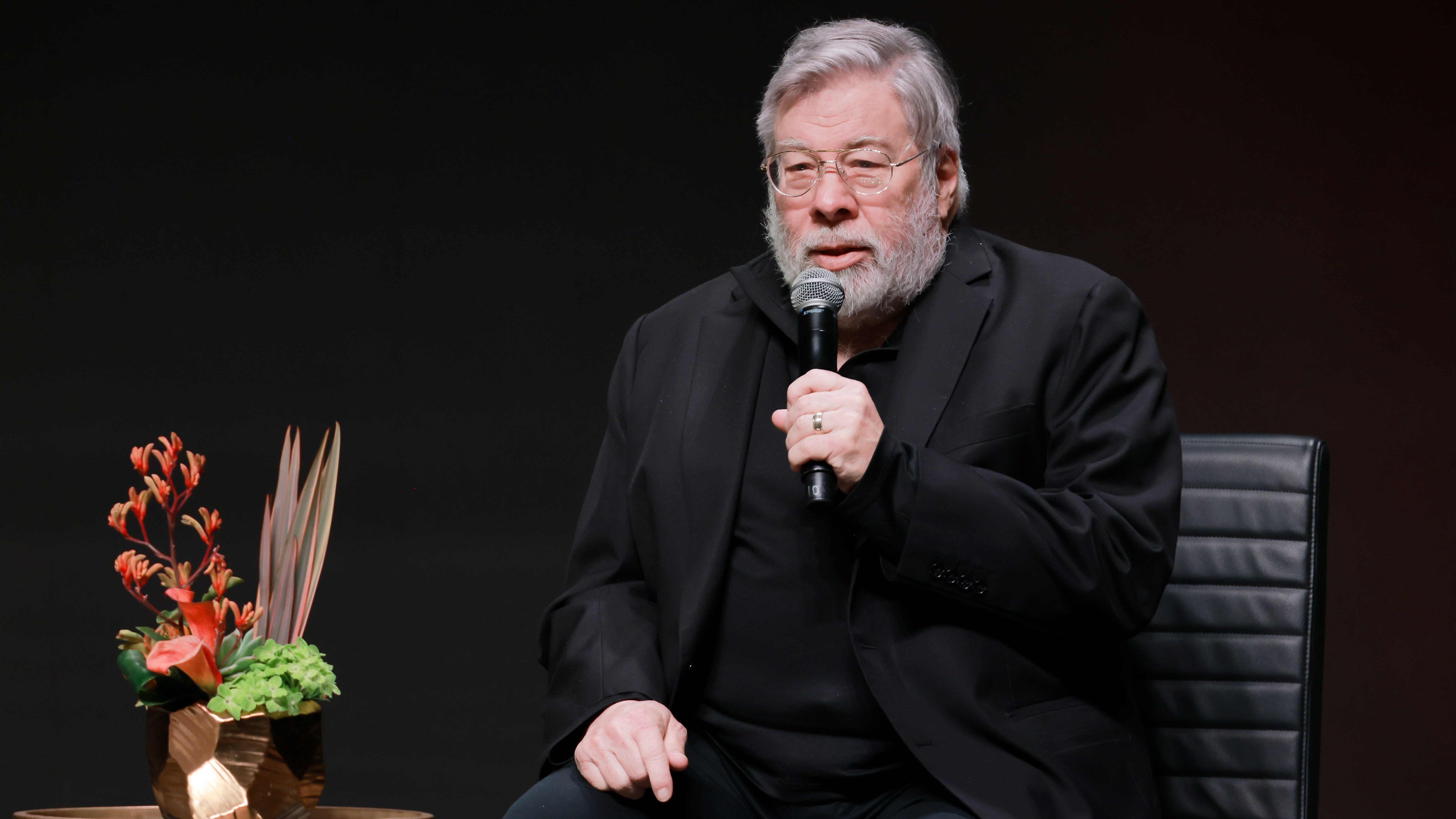 Steve Wozniak on stage at Dreame Next