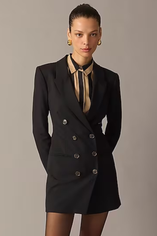 J.Crew Collection double-breasted blazer-dress