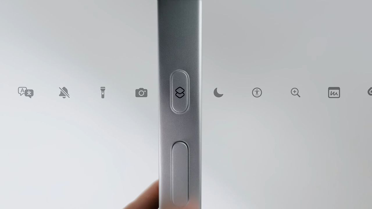 The iPhone 16e's Action button.